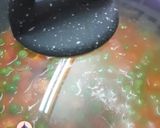 A picture of step 3 of Gajar Matar Sabzi.