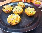 A picture of step 7 of Pizza muffins.