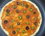 صورة لخطوة 7 من وصفة بيتزا الزهره 🍕 كيتو 💛