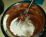 A picture of step 6 of Instant Pot Dark Chocolate brownies.