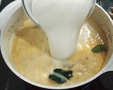 Foto langkah ke 3 dari resep Ketupat Lontong Sayur Gulai Nangka Khas Sipirok & Telur Goreng Sambal Merah.