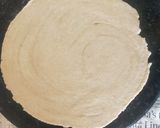 A picture of step 3 of Laccha Roti.