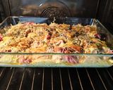 A picture of step 3 of Potato Gratin with Raclette Cheese, Ham, and Onions.