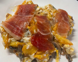 Foto del paso 7 de la receta: Revuelto de champiñones y jamón serrano