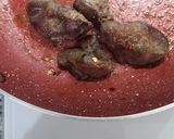 A picture of step 3 of Deviled Chicken Liver with herbed Cheese Toast.