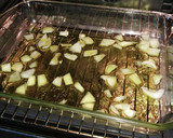 Foto del paso 1 de la receta: Patatas especiadas al horno con huevo y virutas de jamón