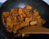 Gambar langkah 6 resipi Sambal Goreng Terung, Tempe & Bilis.