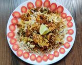 कोलंबी बिर्याणी (kolambi biryani recipe in marathi) रेसिपी स्टेप 9 फोटो 