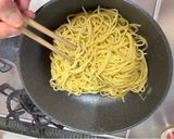 A picture of step 2 of Morning Pasta 🤗 Japanese Mentaiko pasta.