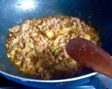 Foto del paso 4 de la receta: Berenjenas rellenas de carne y verduras al curry