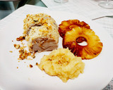 Foto del paso 6 de la receta: Solomillo rebozado con piña y puré de manzanas