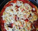 Fűszeres pizzatészta teljes kiőrlésű lisztből recept fázis 6 fotója