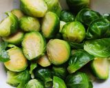 A picture of step 2 of Brussels Sprouts Poriyal.
