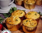 Foto langkah ke 4 dari resep Smoked Beef & Cheese Muffin 🧁.