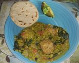 Foto del paso 4 de la receta: Sofrito de Lentejas con espinaca y chicken meatballs