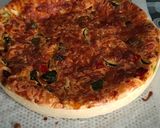 Une image de l'étape 7 de Quiche poivrons courgette.