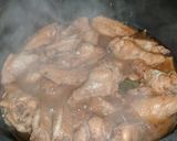 A picture of step 3 of Chicken Adobo.