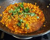A picture of step 6 of Soya Chunk Chana dal Sabji.