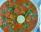 A picture of step 4 of Prawns gassi curry.