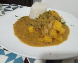 Foto del paso 9 de la receta Pollo al yogurt con curry y mango