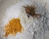 A picture of step 1 of Basanti pulao.