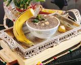 A picture of step 4 of Banana smoothie Bowl banana chia seeds smoothie Bowl.