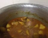 A picture of step 2 of Chicken Tihari.