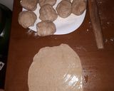 A picture of step 5 of Cinnamon chapati.