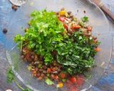 A picture of step 3 of Italian Chana Salad.