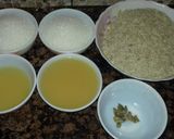 A picture of step 1 of Piyoon (sindhi traditional dish).