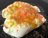 Foto del paso 3 de la receta: Ensalada de burrata con granizado salado de tomate y paraguayo