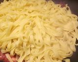 A picture of step 3 of Tagliatelle al ragù di baccalà e melanzane.