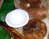 Foto langkah ke 1 dari resep Lengko Singkong (Lemet) Manis Gurih💗.