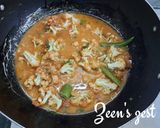 A picture of step 2 of Gobhi Manchurian.