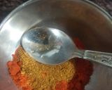 A picture of step 5 of Punjabi thali.