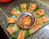 Hình bước làm 4 của món Bánh lọc hấp lá (Huế)