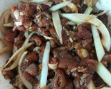 Gambar langkah 4 resipi Bulgogi beef ala korea.