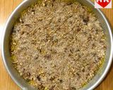 A picture of step 5 of Kunafeh with nuts.