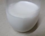 A picture of step 3 of Pana cotta.