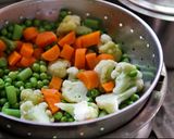 A picture of step 2 of Vegetable dum biryani.