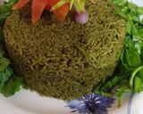A picture of step 7 of Spinach Pulao.