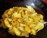 हरे प्याज़ की सब्जी (Hare Pyaz ki sabzi recipe in Hindi) रेसिपी चरण 2 फोटो