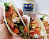 Foto del paso 5 de la receta: Tacos vegetales con atún y mayonesa