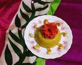 A picture of step 8 of Moong Dal Halwa.