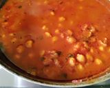 A picture of step 5 of Chole Rice.