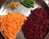 A picture of step 1 of Iron Rich Beetroot Tikki.