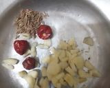A picture of step 4 of Chanay ki dal served with zeera rice 🍛🍛🍛.