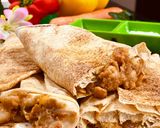 A picture of step 5 of Chickpea Wraps (Arabic Bread) ⁣.