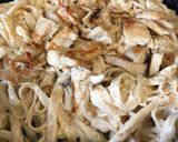 Foto del paso 4 de la receta: Fetuccini con pollo 🐔