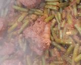 A picture of step 3 of Phalian Gosht.